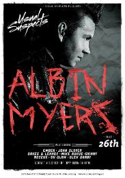 An image depicting The Usual Suspects presents. ALBIN MYERS (SWE)