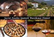 An image depicting Secret Foodies Spanish Warehouse Dinner