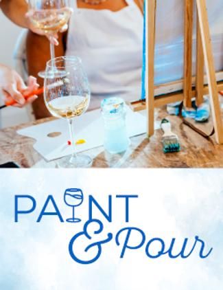 An image depicting Paint & Pour 2025