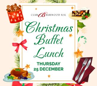 An image depicting Christmas Buffet Lunch 2025